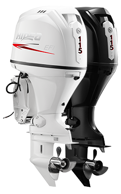 Hidea 115 HP Uzun Şaft Deniz Motoru (HDEF115FEL-T) Siyah