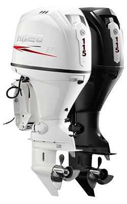 Hidea 115 HP Uzun Şaft Deniz Motoru (HDEF115FEL-T) Siyah